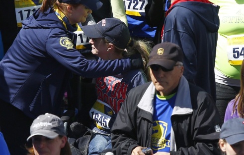 Boston Marathon survivor moves past bombing & lost leg - by her faith 'in the Lord'