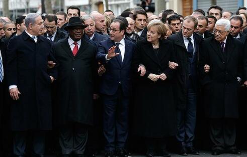 Paris terror attacks: 40 world leaders join millions to march for solidarity