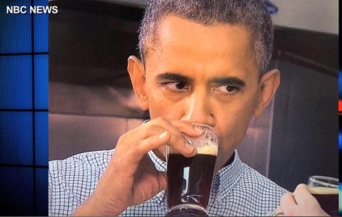 Obama, NBC's beer bash flops