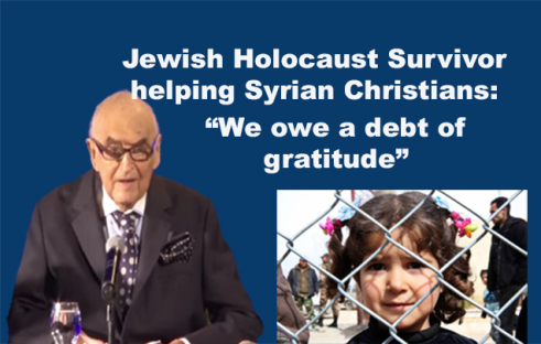 Holocaust survivor funding rescue missions for Syrian Christians persecuted by ISIS says Jews owe Christians 'a debt of gratitude'