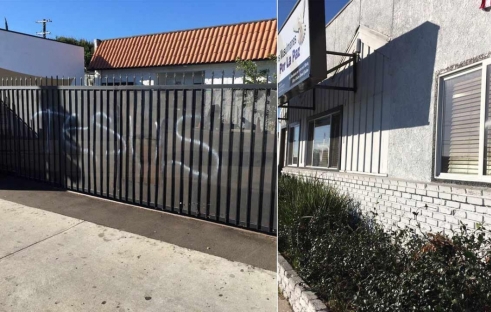 Los Angeles-area mosques vandalized