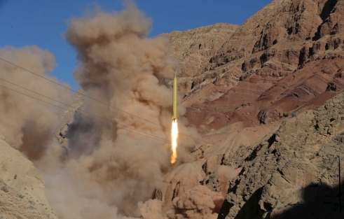 Iran sends message to Israel – on a missile